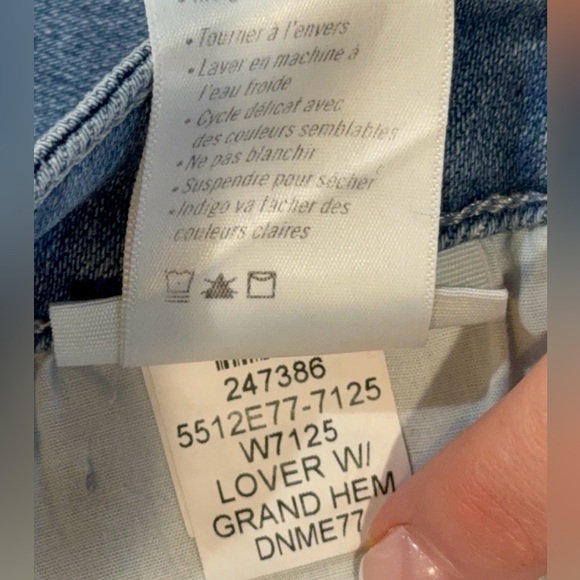 Women’s PAIGE Cindy Jean- Raw hem. Size 26 - Picture 7 of 7